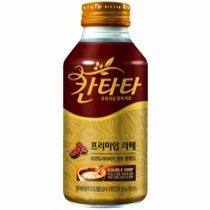 커피음료 썸네일이미지, 브랜드: 롯데칠성음료 제품명: 칸타타 프리미엄 라떼 용량: 390ml